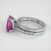 6.02 Ct. Pink Sapphire Ring, Platinum 950 4