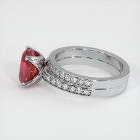 2.60 Ct. Ruby Ring, Platinum 950 4