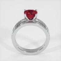 3.36 Ct. Ruby Ring, Platinum 950 3