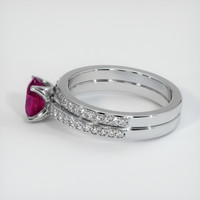 0.88 Ct. Ruby Ring, Platinum 950 4