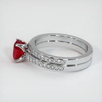 1.07 Ct. Ruby Ring, Platinum 950 4