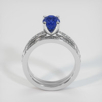 1.67 Ct. Blue Sapphire Ring, Platinum 950 3