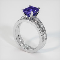 3.06 Ct. Sapphire Ring, Platinum 950 2