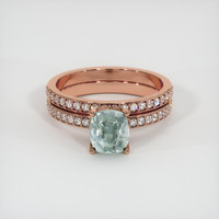 1.93 Ct. Sapphire Ring, 14K Rose Gold 1
