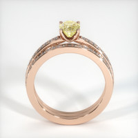 1.07 Ct. Sapphire Ring, 14K Rose Gold 3