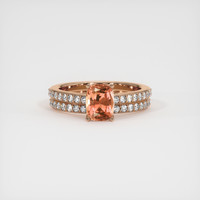 1.59 Ct. Sapphire Ring, 18K Rose Gold 1