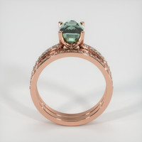 1.93 Ct. Sapphire Ring, 18K Rose Gold 3