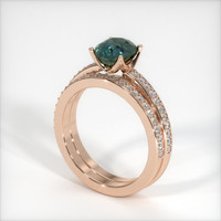 1.70 Ct. Sapphire Ring, 18K Rose Gold 2