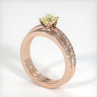 1.07 Ct. Sapphire Ring, 18K Rose Gold 2