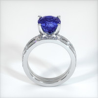 4.52 Ct. Blue Sapphire Ring, 10K White Gold 3