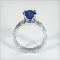1.89 Ct. Blue Sapphire Ring, 10K White Gold 3