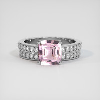 1.87 Ct. Pink Sapphire Ring, 10K White Gold 1
