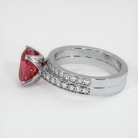 2.60 Ct. Ruby Ring, 14K White Gold 4