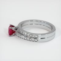 0.75 Ct. Ruby Ring, 14K White Gold 4