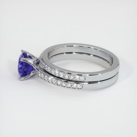 1.39 Ct. Sapphire Ring, 14K White Gold 4
