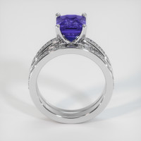 3.06 Ct. Sapphire Ring, 14K White Gold 3