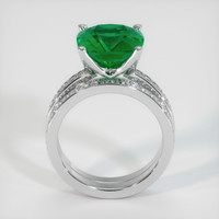 4.27 Ct. Emerald Ring, 18K White Gold 3