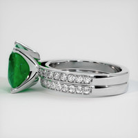 4.27 Ct. Emerald Ring, 18K White Gold 4