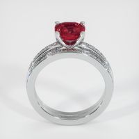 3.36 Ct. Ruby Ring, 18K White Gold 3