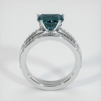 2.59 Ct. Sapphire Ring, 18K White Gold 3