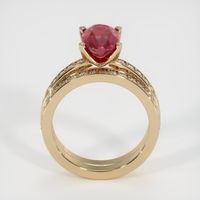 2.60 Ct. Ruby Ring, 14K Yellow Gold 3