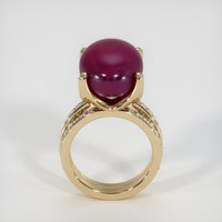 24.98 Ct. Ruby Ring, 14K Yellow Gold 3