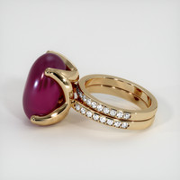 24.98 Ct. Ruby Ring, 14K Yellow Gold 4