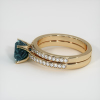 2.59 Ct. Sapphire Ring, 14K Yellow Gold 4