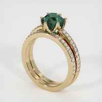 2.44 Ct. Sapphire Ring, 14K Yellow Gold 2