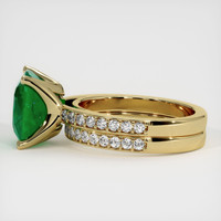 4.27 Ct. Emerald Ring, 18K Yellow Gold 4