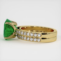 3.46 Ct. Emerald Ring, 18K Yellow Gold 4