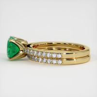 1.69 Ct. Emerald Ring, 18K Yellow Gold 4