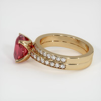 2.60 Ct. Ruby Ring, 18K Yellow Gold 4