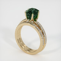 3.44 Ct. Sapphire Ring, 18K Yellow Gold 2