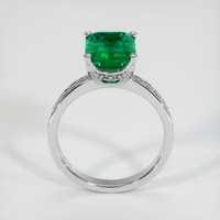 2.22 Ct. Emerald Ring, Platinum 950 3