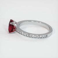 1.04 Ct. Ruby Ring, Platinum 950 4