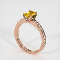 1.03 Ct. Sapphire Ring, 14K Rose Gold 2
