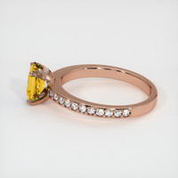 1.03 Ct. Sapphire Ring, 14K Rose Gold 4