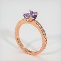 1.05 Ct. Sapphire Ring, 14K Rose Gold 2