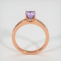 1.05 Ct. Sapphire Ring, 14K Rose Gold 3