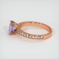 1.05 Ct. Sapphire Ring, 14K Rose Gold 4