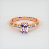 1.05 Ct. Sapphire Ring, 18K Rose Gold 1