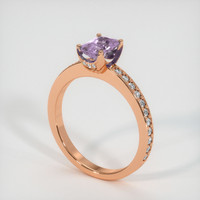 1.05 Ct. Sapphire Ring, 18K Rose Gold 2
