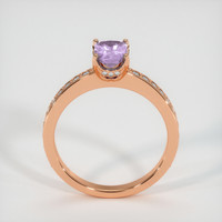 1.05 Ct. Sapphire Ring, 18K Rose Gold 3