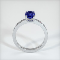 2.04 Ct. Blue Sapphire Ring, 10K White Gold 3