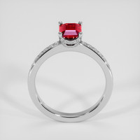 1.16 Ct. Ruby Ring, 10K White Gold 3
