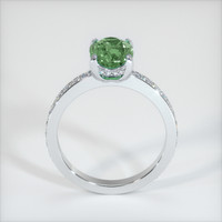2.78 Ct. Green Sapphire Ring, 10K White Gold 3