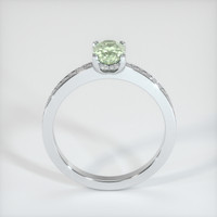 0.80 Ct. Green Sapphire Ring, 10K White Gold 3