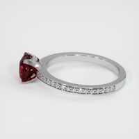 1.17 Ct. Ruby Ring, 14K White Gold 4