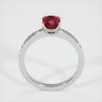 1.04 Ct. Ruby Ring, 14K White Gold 3